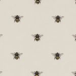 Abeja in Ivory by Clarke and Clarke