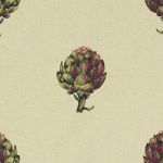 Artichoke in Linen by Clarke and Clarke