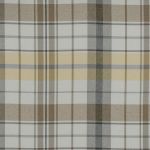 Nevis Check in Ochre by Fryetts Fabrics