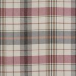 Nevis Check in Rosso by Fryetts Fabrics