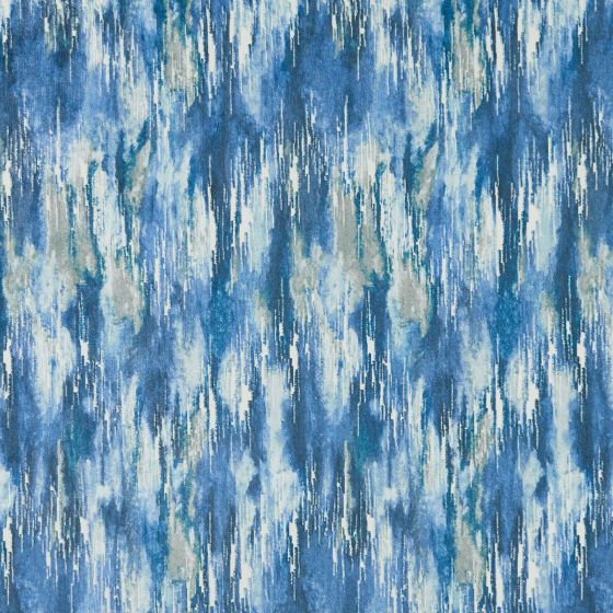 Umbra Curtain Fabric in Denim