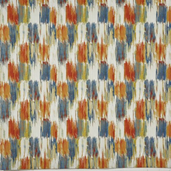 Long Beach Curtain Fabric in Tango