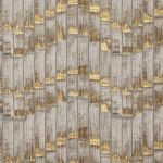 Marae Extra Wide Sheer in Gold by Villa Nova Fabrics