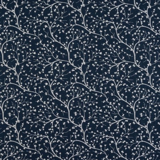 Appledore Curtain Fabric in Denim