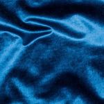 Glamour Velvet in Petrol by Fryetts Fabrics