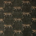 Leopard in Grey by Fryetts Fabrics