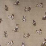 Pooch in Natural by Fryetts Fabrics