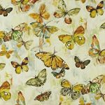 Butterfly Cloud in Pineapple by Prestigious Textiles