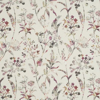 Bilbury Curtain Fabric in Heather