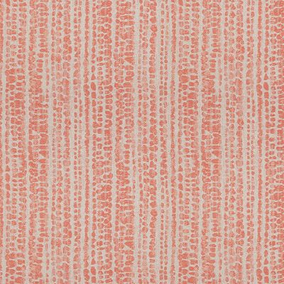 Ivan Curtain Fabric in Coral