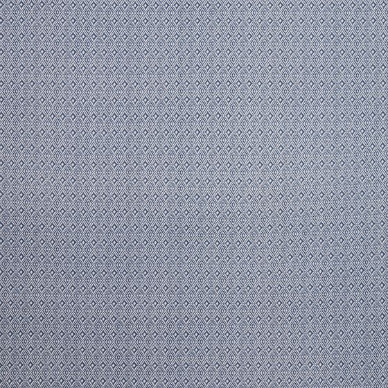 Aztec Curtain Fabric in Indigo