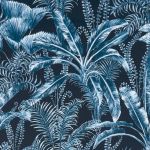 Majorelle Velvet in Midnight by Clarke and Clarke