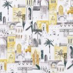 Marrakech in Charcoal Ochre by Clarke and Clarke