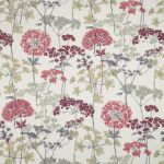 Hedgerow in Ruby by iLiv Fabrics