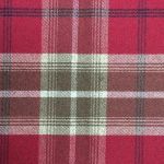 Balmoral in Red by Fryetts Fabrics