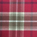 Balmoral in Red by Fryetts Fabrics