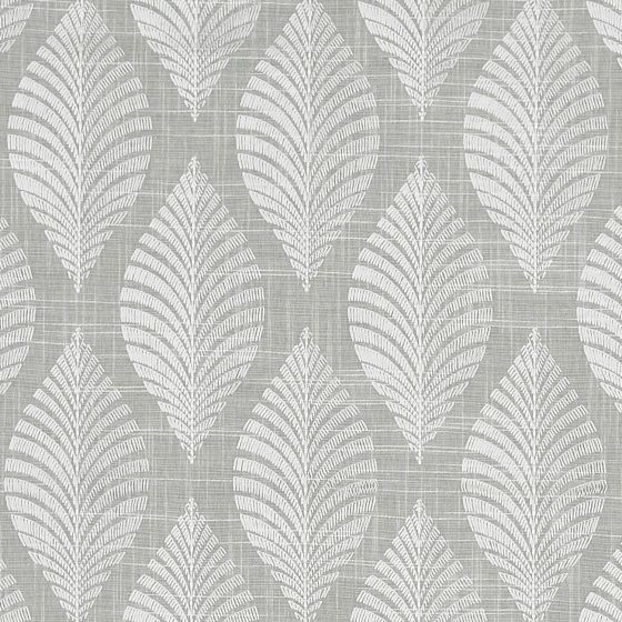 Aspen Curtain Fabric in Charcoal