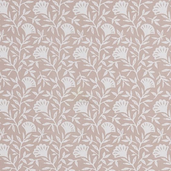 Melby Curtain Fabric in Blush
