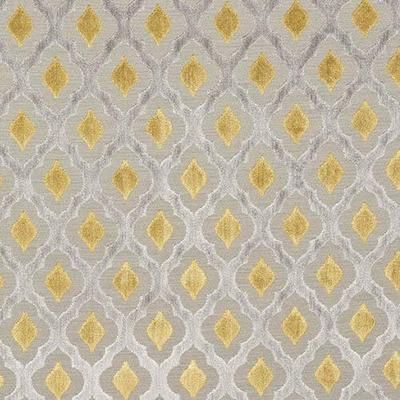 Assisi Curtain Fabric in Ochre