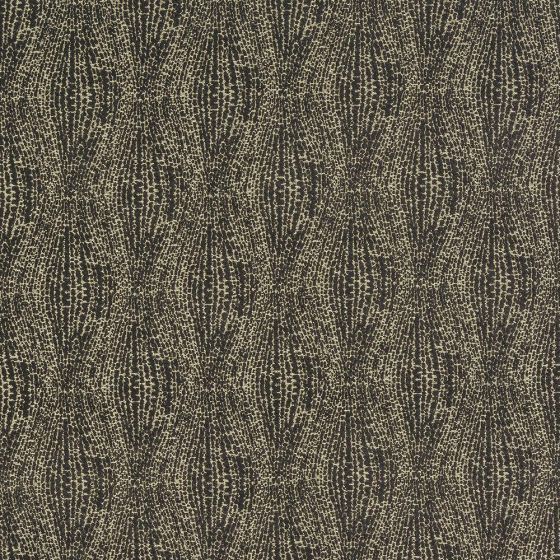 Babylon Curtain Fabric in Graphite