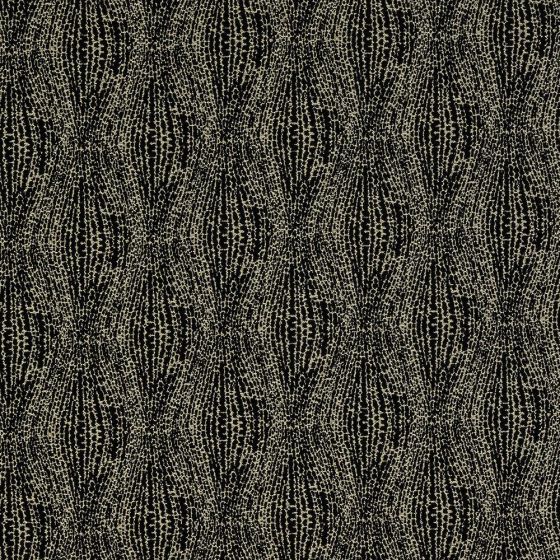Babylon Curtain Fabric in Onyx