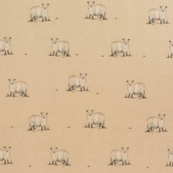Rare Breed Curtain Fabric in Natural