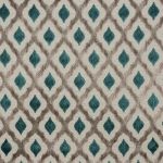 Assisi in Teal by Fryetts Fabrics