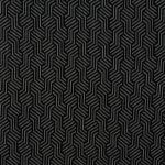 Geo in Noir by Fryetts Fabrics