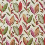 Leon in Pomegranate by Fryetts Fabrics