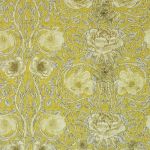 Ophelia in Ochre by Fryetts Fabrics