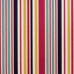 Roseland Stripe in Carnival by Fryetts Fabrics