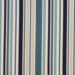 Roseland Stripe in Teal by Fryetts Fabrics