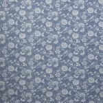 Bird Garden Print Denim 1.7 Mtr Roll End