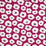 Vallmo in Cerise by iLiv Fabrics