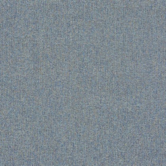 Flynn Curtain Fabric in Seapine