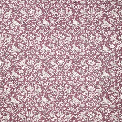 Heathland Curtain Fabric in Elderberry