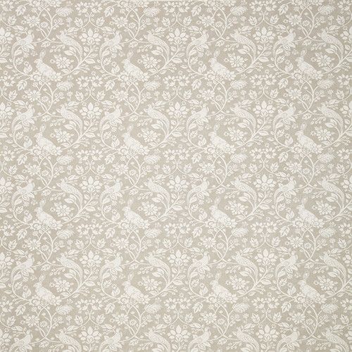 Heathland Curtain Fabric in Linen