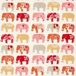 Elephants in Spice by Studio G Fabric