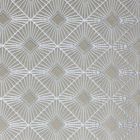 Tiffany Curtain Fabric in Power Blue