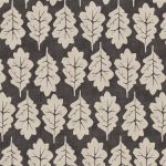Oak Leaf in Ebony by iLiv Fabrics