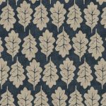 Oak Leaf in Midnight by iLiv Fabrics