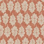 Oak Leaf in Paprika by iLiv Fabrics