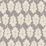 Oak Leaf in Pewter by iLiv Fabrics
