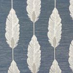 Feather in Denim by Chatham Glyn Fabrics