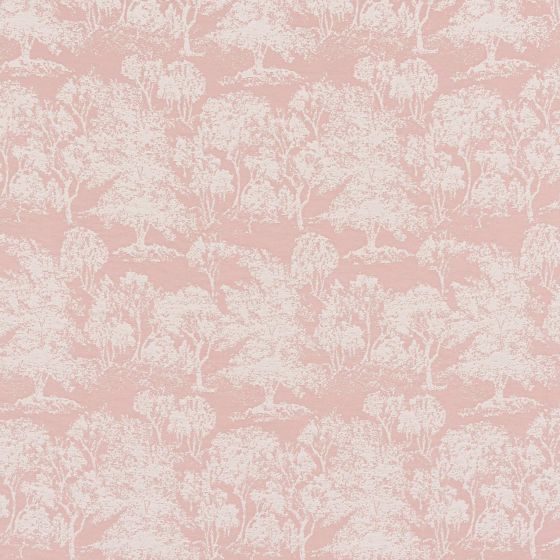 Acacia Curtain Fabric in Blush