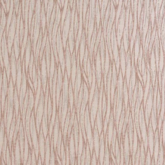 Linear Curtain Fabric in Blush