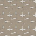Chocks Away in Stone by Harlequin Fabrics