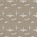 Chocks Away in Stone by Harlequin Fabrics