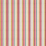 Helter Skelter Stripe in Cherry Blossom Pineapple Sky by Harlequin Fabrics