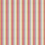 Helter Skelter Stripe in Cherry Blossom Pineapple Sky by Harlequin Fabrics